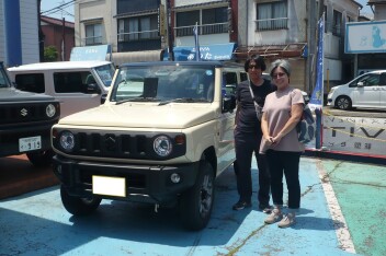 新車ジムニー納車です。