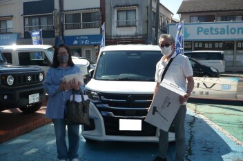 新車ソリオ納車です。