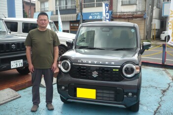 新車ハスラー納車です。