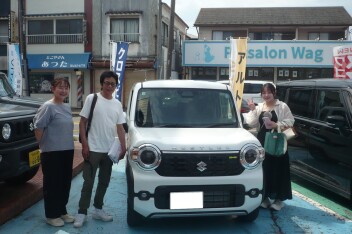 新車ハスラー納車です。