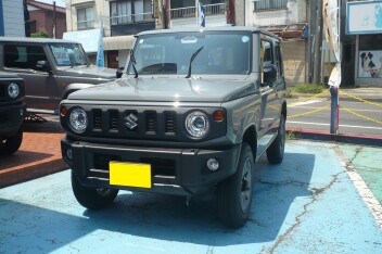 新車ジムニー納車です。