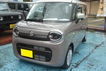 新車ワゴンＲスマイル納車しました。
