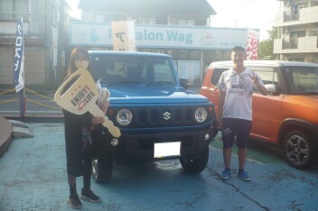 新車ジムニー納車です。