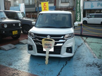 新車ソリオ納車です。
