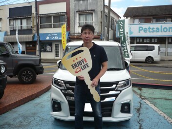 新車ソリオ納車です。