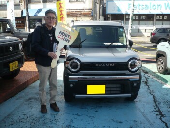 新車ハスラー納車です。