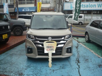 新車ソリオ納車です。