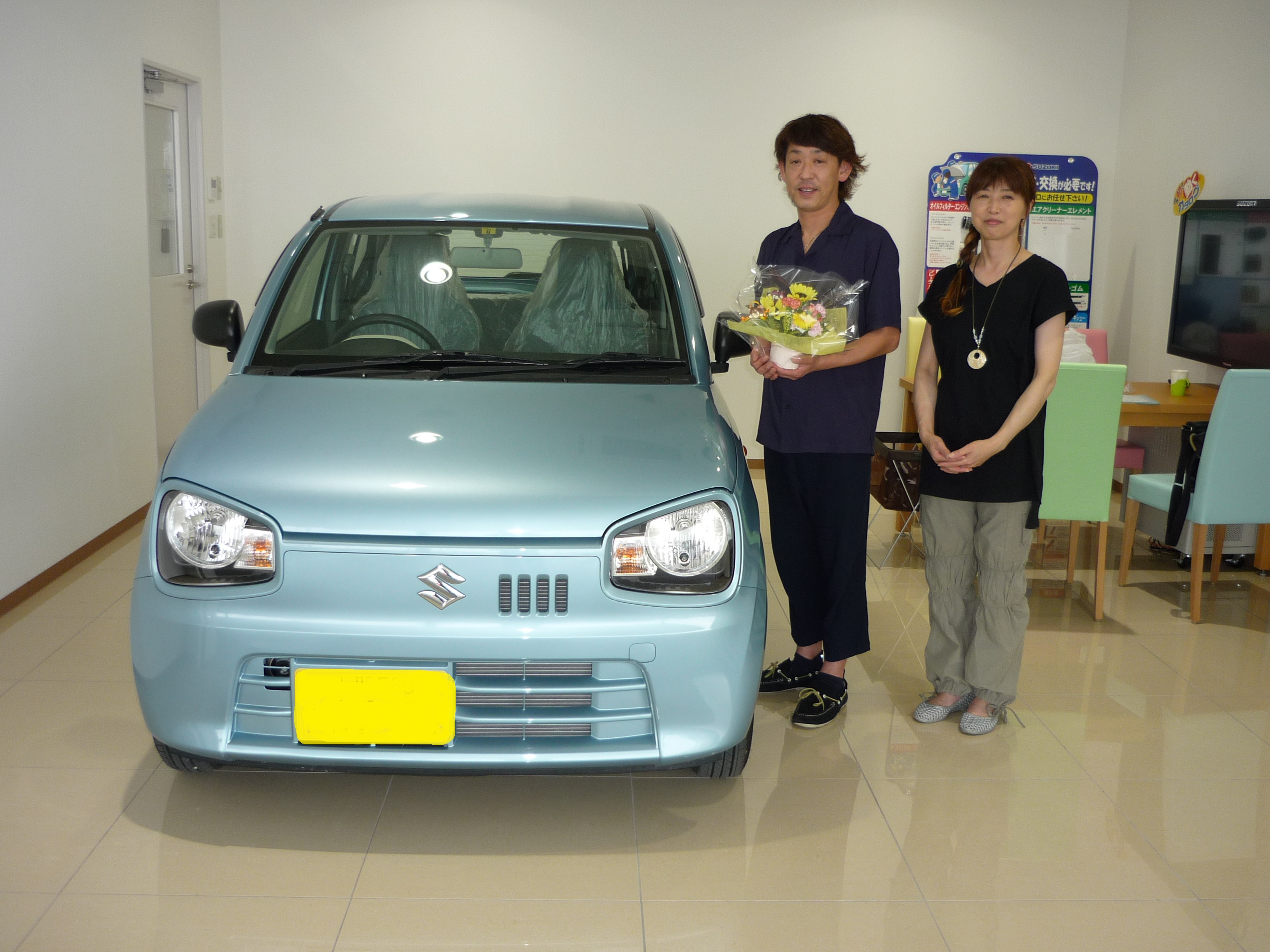 アルト納車させて頂きました 納車ギャラリー お店ブログ 株式会社スズキ自販山形 スズキアリーナ山形最上