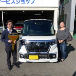 スペーシアカスタム納車♪