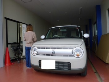 ギリギリセーフ　　ラパン　X　　納車！！
