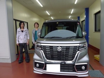 スペーシアカスタム　納車！