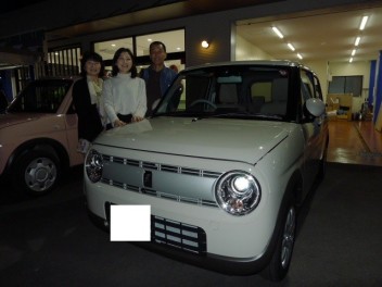 ラパン納車おめでとうございます！