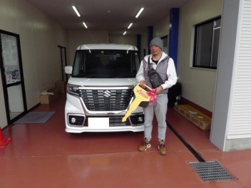 スペーシアカスタム　納車おめでとうございます！