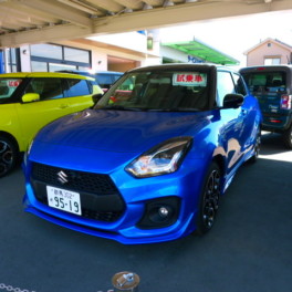 新型スイフトスポーツ２型の試乗車あります。