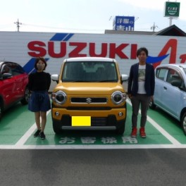 ハスラーご納車おめでとうございます！