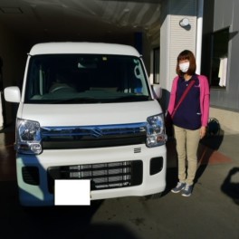エブリイワゴン車いす移動車　納車式です。