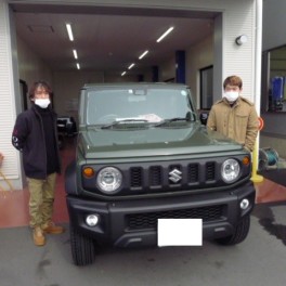 大変お待たせ致しました。シエラ納車式です。