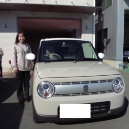 ラパン納車式です！