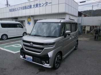 スペーシアカスタム　ＨＹＢＲＩＤ　ＸＳ　入庫しました