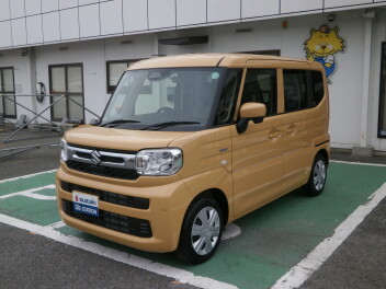 スペーシア　ＨＹＢＲＩＤ　Ｘ　全方位モニター付ナビゲーション、セーフティープラスパッケージ装着車　入庫しました