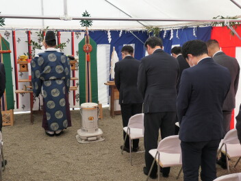 地鎮祭を執り行いました！