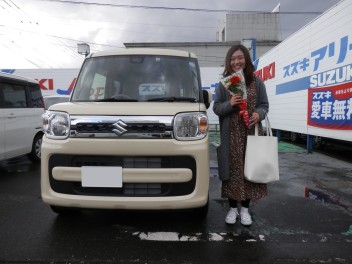 Ｍ様スペーシア納車いたしました！