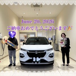 【ご納車】クロスビーからフロンクスへ！より快適な走りをご体感あれ☆彡