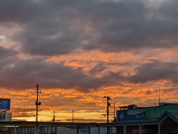 夕陽ショット　いつかの夕焼け空