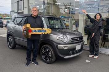 祝！クロスビーご納車おめでとうございます！