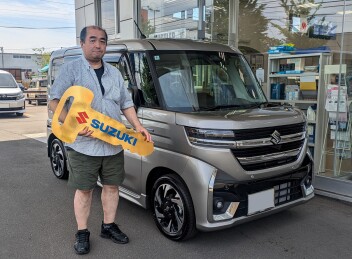 祝！新型スペーシアカスタムご納車おめでとうございます！