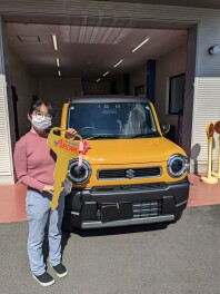 ハスラ－納車です