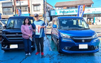 新車スペーシアカスタムのご納車です