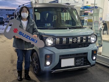 祝！新型スペーシアギアご納車おめでとうございます！