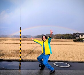 虹ーーーー！！！！