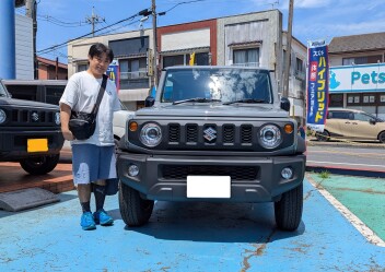 新車ジムニーシエラのご納車です