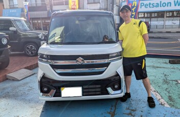 新車スペーシアカスタムのご納車です
