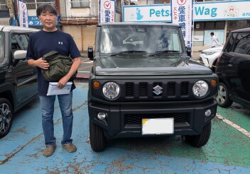 新車ジムニーのご納車です