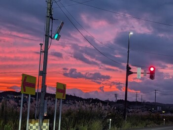 とある日の夕焼け　Photograph男子の夕焼け日記　