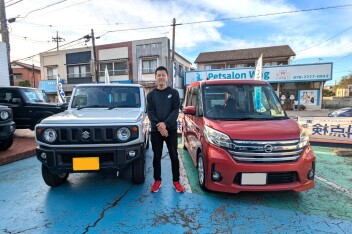 新車ジムニーのご納車です