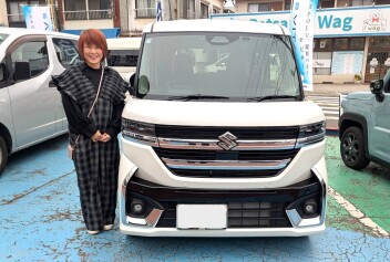 新車スペーシアカスタムのご納車です