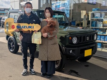 祝！ジムニーご納車おめでとうございます！