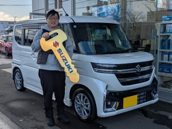 祝！スペーシアカスタムご納車おめでとうございます！