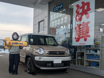 祝！クロスビーご納車おめでとうございます！