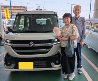 スペーシアカスタム納車おめでとうございます！