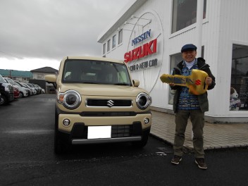 ”ハスラー”納車おめでとうございます!!