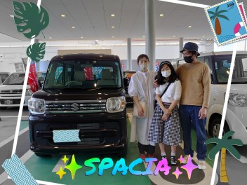 新車スペーシアご納車！！