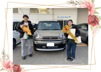 クロスビーご納車させていただきました！