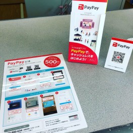 PayPayはじめました！！