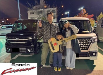 ☆スペーシアカスタムご納車させて頂きました☆