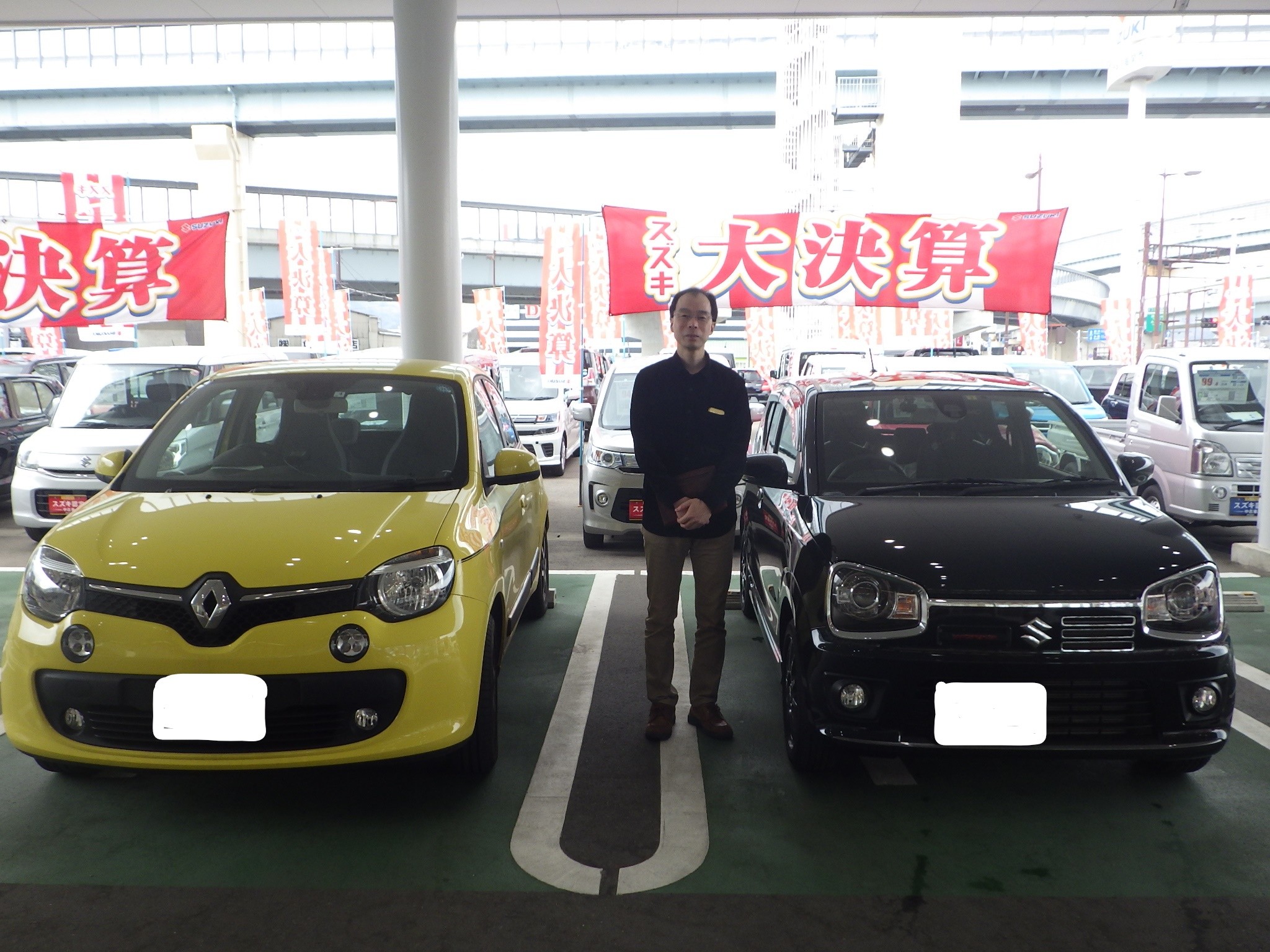 ルノー トゥインゴからワークスに乗換えました 納車ギャラリー お店ブログ 株式会社スズキ自販関西 スズキアリーナ福重
